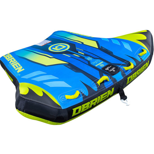 O'Brien Bat Wing 2 Person Towable Tube 3-Person Blue/Yellow