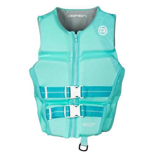 O'Brien Flex V-Back Life Jacket for Women Mint Small