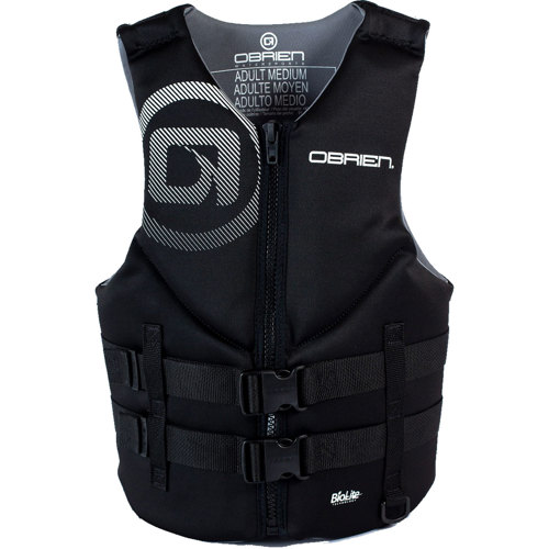 O'Brien Traditional Neoprene Vest for Men Large Black