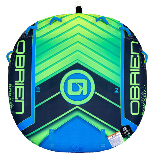 O'Brien Ultimate Boxxer Towable Tube Blue/Green 2 Riders
