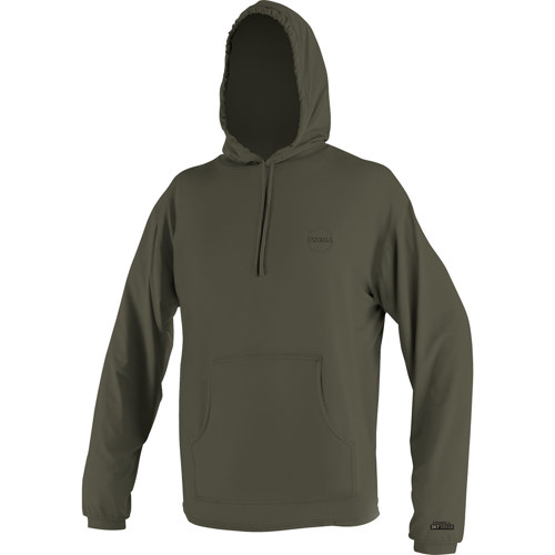 O'Neill 24-7 Traveler Long Sleeve Hoodie for Men Army X-Large