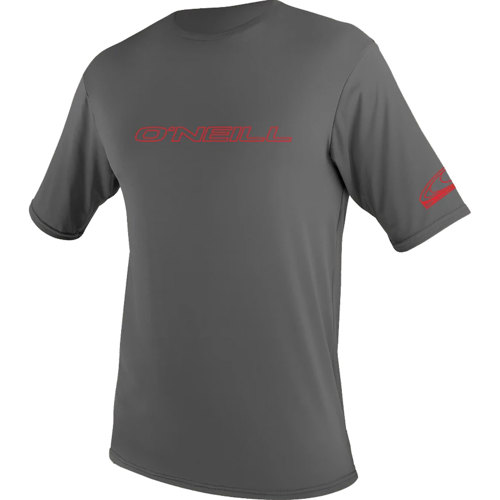 O'Neill Youth Basic Skin 50+ Short Sleeve Sun Shirt 4 Graphite