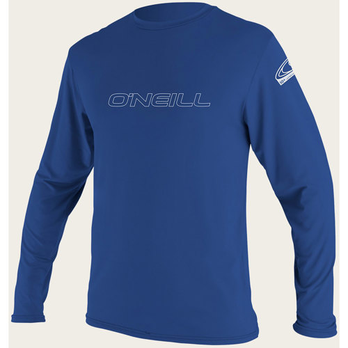 O'Neill Men's Basic Skin Long Sleeve Rash Tee X-Large Pacific