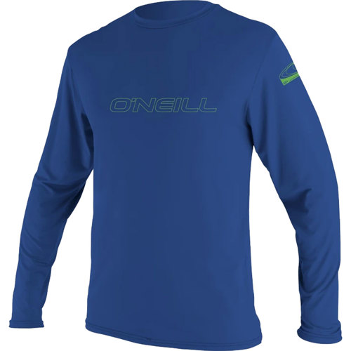 O'Neill Youth Basic Skin 50+ Long Sleeve Sun Shirt 4 Pacific