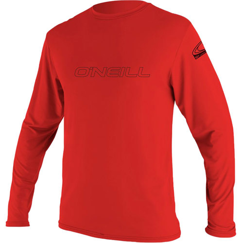 O'Neill Youth Basic Skin 50+ Long Sleeve Sun Shirt 4 Red