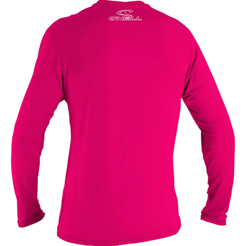 O'Neill Youth Basic Skin 50+ Long Sleeve Sun Shirt 14 Watermelon