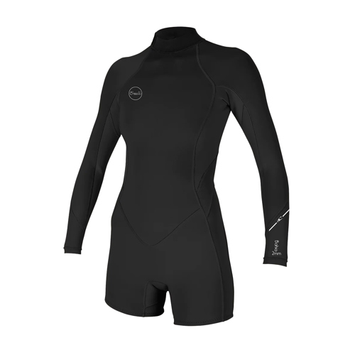 O'neill 2/1mm Bahia Women's Long Sleeve Springsuit Wetsuit 10 Black