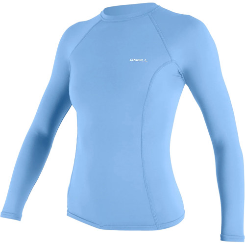 O'Neill Basic Skins 2 Women's Long Sleeve Rash Guard Azurine Medium