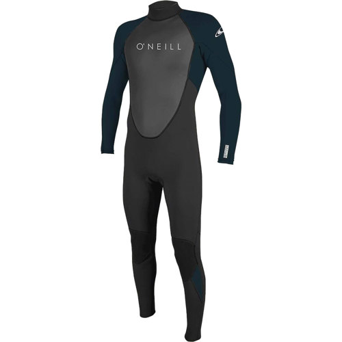O'neill 3/2mm Reactor II Men's Full Wetsuit Large Black/Slate
