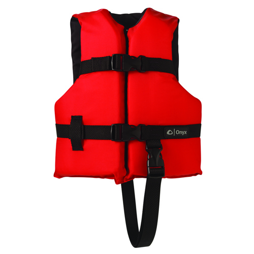 Onyx General Purpose Life Jacket for Infant/Child Child Red