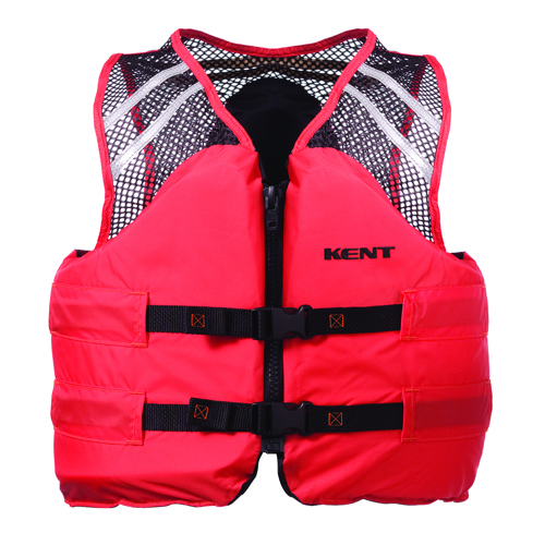 Onyx Kent Mesh Classic Commercial Vest Orange Large