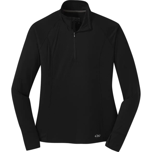 Outdoor Research Echo Quarter Zip Jacket for Women X-Small Black