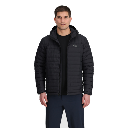Outdoor Research Transcendent Down Hoodie Jacket for Men XX-Large Black