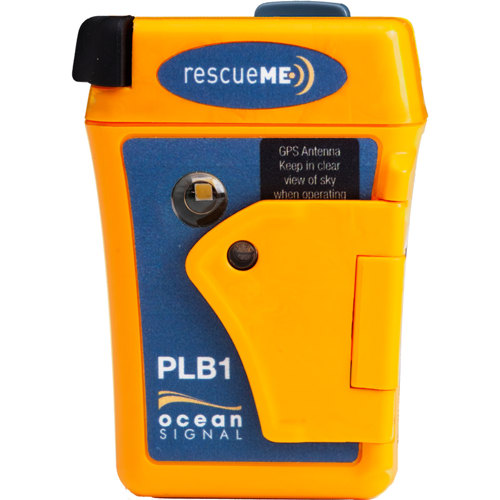 Ocean Signal PLB RescueME PLB1 with Pouch, Yellow