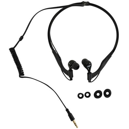 Over-Board Pro-Sports Waterproof Headphones, Black