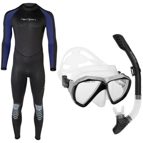 NeoSport 3/2mm Men's Full Wetsuit Package