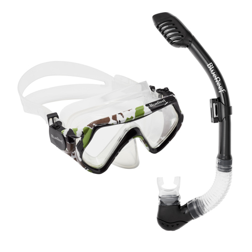 Blue Reef Dreamers Kids Snorkeling Combo Camo