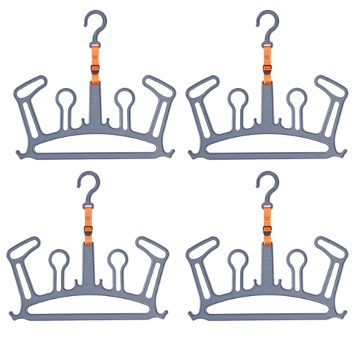 C-Monsta V2 Wetsuit Hanger Gray 4-Pack