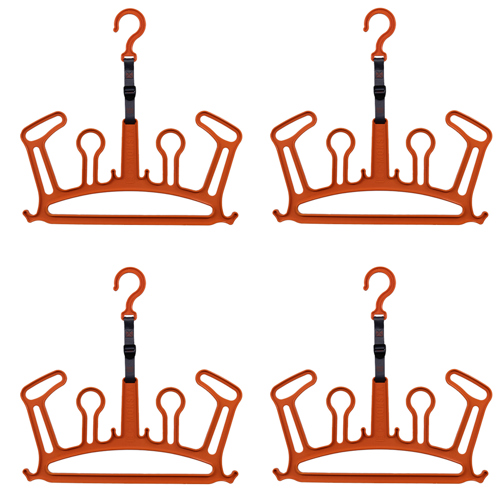 C-Monsta V2 Wetsuit Hanger Orange 4-Pack