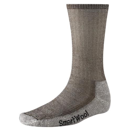 Smartwool Hike Medium Crew Socks for Men, Dark Brown, 2-Pack