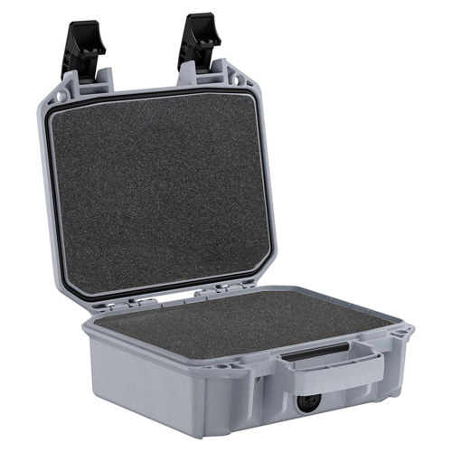Pelican V100C Vault Equipment Case with Foam Ghost Gray