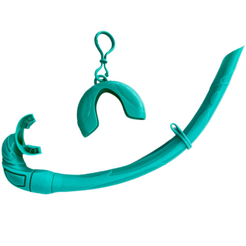 ProShot Tidal Roll-Up Snorkel Aqua