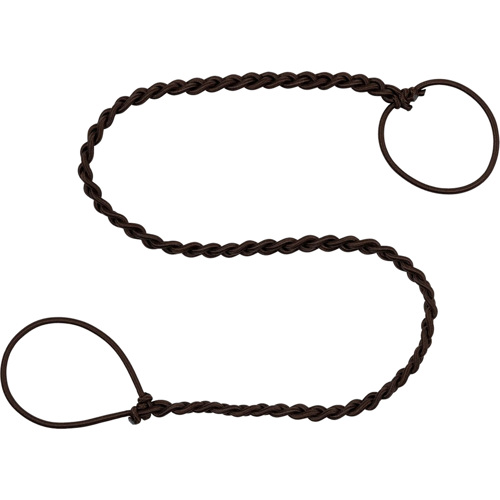 Rip Tie 2.5mm Tangle Free Hair Tie 34" Brown Single