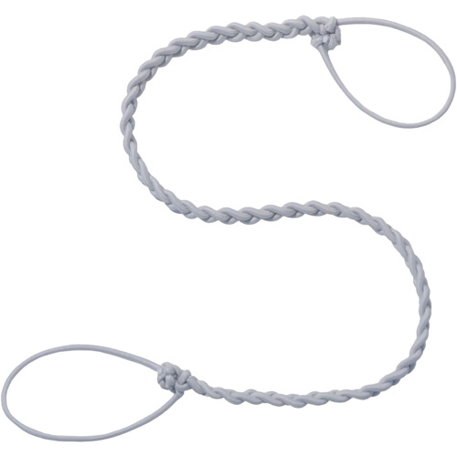 Rip Tie 2.5mm Tangle Free Hair Tie 34" Gray Single