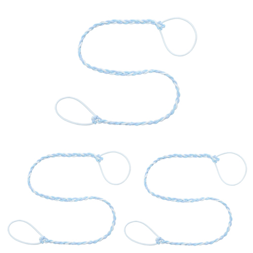 Rip Tie 2.5mm Tangle Free Hair Tie 24" Summer Sky 3-Pack