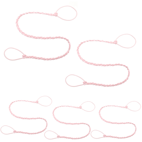 Rip Tie 2.5mm Tangle Free Hair Tie 24" Coral Crush 5-Pack