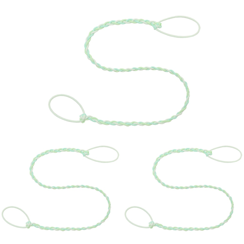 Rip Tie 2.5mm Tangle Free Hair Tie 24" Seafoam Green 3-Pack