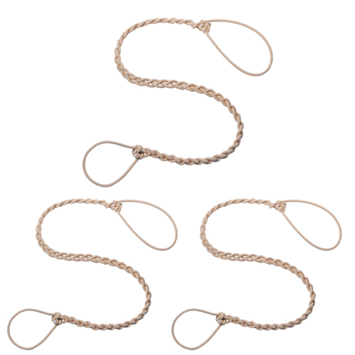 Rip Tie 2.5mm Tangle Free Hair Tie 34" Blonde 3-Pack