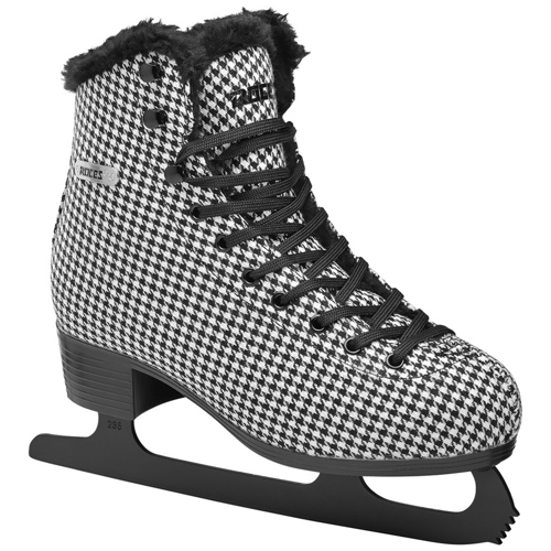 Roces Ice Glamour Pied De Poule Ice Skate Black/White 11