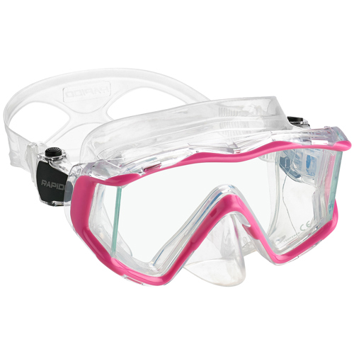 Rapido Clareza Three Lens Mask Clear/Pastel Pink