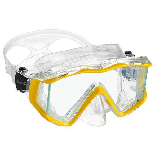 Rapido Clareza Three Lens Mask Clear/Pastel Yellow