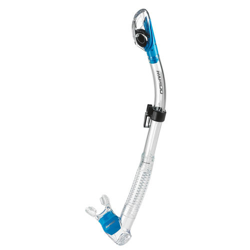 Rapido Energy Dry Snorkel Clear/Pastel Blue