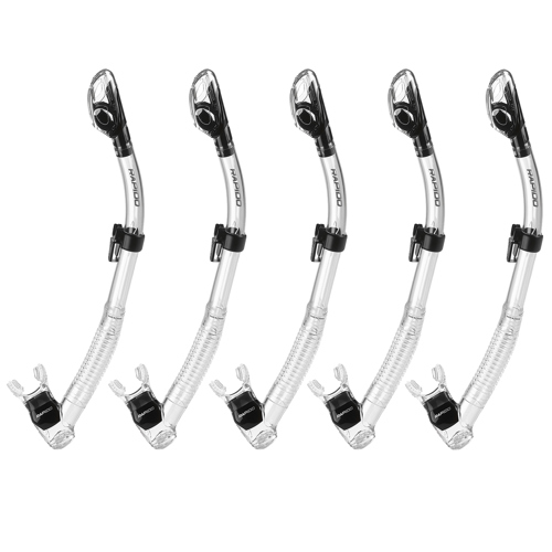 Rapido Energy Dry Snorkel Clear/Black 5-Pack