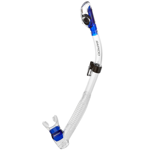 Rapido Energy Dry Snorkel Clear/Translucent Blue