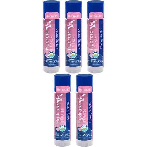Stream2Sea Hydrate Lip Balm 5-Pack Cherry Vanilla