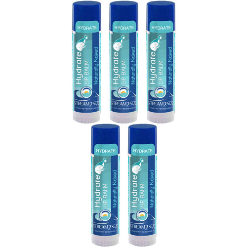 Stream2Sea Hydrate Lip Balm 5-Pack Natural