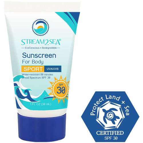 Stream2Sea Sunscreen Sport SPF 30, 1 fl. oz. (30 ml) Single