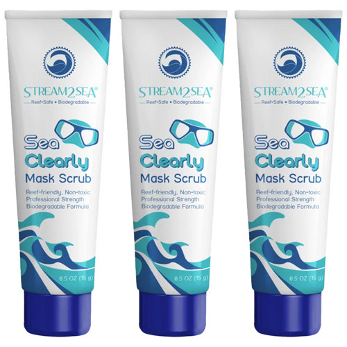Stream2Sea Sea Clearly Mask Scrub 3-Pack