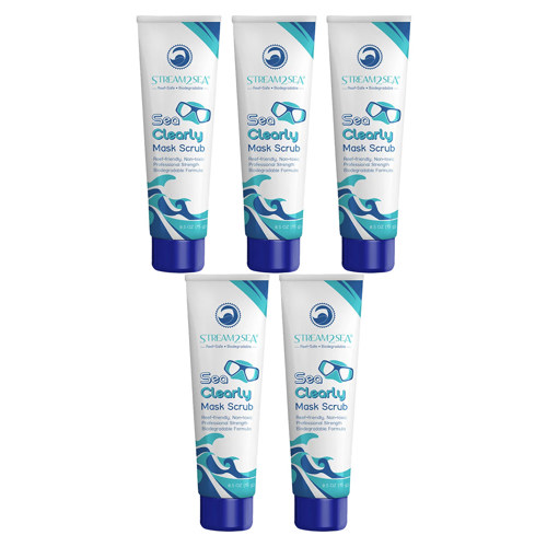Stream2Sea Sea Clearly Mask Scrub 5-Pack