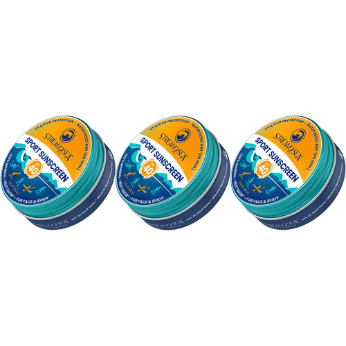 Stream2Sea SPF 40 Sport Sunscreen Zinc Balm 3-Pack