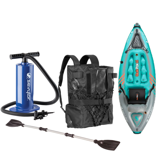 Sevylor QUIKPAK K1 Kayak Coverless Sit-On-Top 1-Person