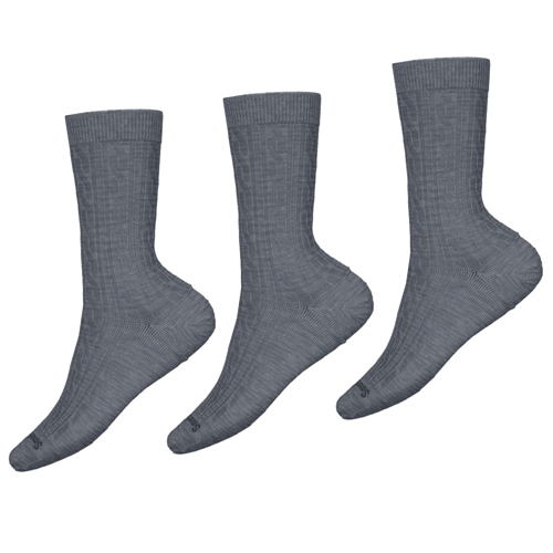 Smartwool Women's Everyday Cable Crew Socks 3-pack Black Smartwool