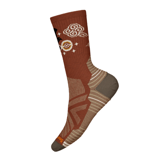 Smartwool Hike Light Cushion Guardian of the Skies Crew Socks for Women Large Picante Single