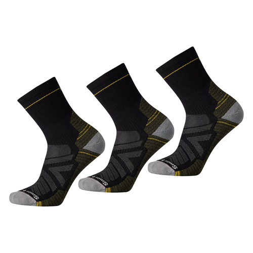 Smartwool Hike Light Cushion Mid Crew Socks for Men, 3-Pack