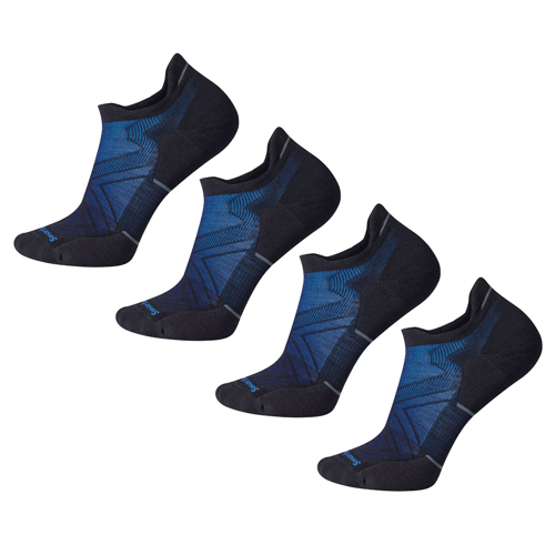 Smartwool Run Targeted Cushion Low Ankle Socks for Men, 4Pack