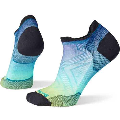 Smartwool Run Zero Cushion Ombre Print Low Ankle Socks for Women